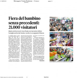 Fiera del bambino senza precedenti